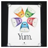 Apple Macintosh Yum Poster