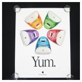 Apple Macintosh Yum Poster