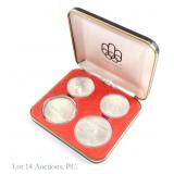 1976 RCM Silver Olympics 4-Coin Set (ASW 4.3 Oz)