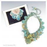 Barbara Natoli Witt Micro-Macrame Woven Necklace