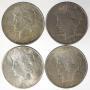 Peace Silver Dollars (4)