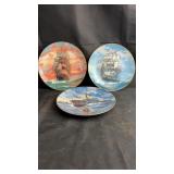 Nautical & Ship Collector PlatesThree