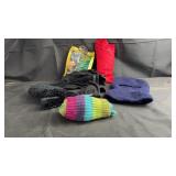 Mixed Winter Accessories and Ponchos Including