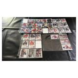Collection of Upper Deck MVP hockey card inserts