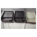 Stackable Paint Roller Trays Set includes five