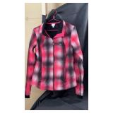 Bench womenï¿½s jacket featuring a bold pink,