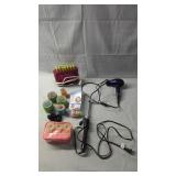 Hair Dryer, Curling Iron & Assorted Hair