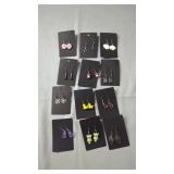 Assorted Novelty Dangle Earrings Selection of