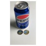 Canadian coloured commemorative coins including a