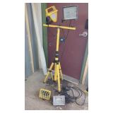 Portable Work Light Stand with Additional Flood