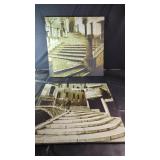 Sepia Cityscape Canvas Wall Art ï¿½ 2 PiecesSet