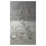 Assorted Glass Mixing & Serving BowlsClear