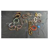 Assorted vintage and costume jewelry lot