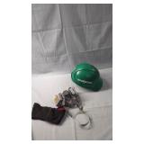 Safety Hard Hat, 3M Respirator & Face