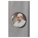 Pope John Paul II Round pinback button