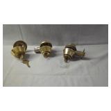 Brass Door Knob & Lockset Collection with