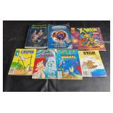 Mixed lot of books and comic titles including