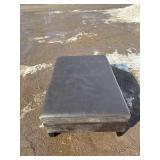 Dark Brown Storage Ottoman / BenchRectangular