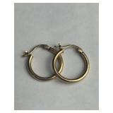 14K Gold Hoop Earrings