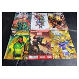 Collection of Marvel comic books and preview