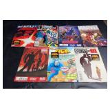 Collection of comic books including Marvel