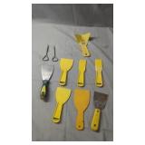 Assorted Plastic & Metal ScrapersAssorted group