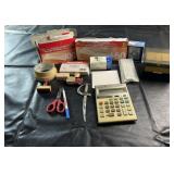 Mixed lot of office and desk supplies including