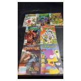 Collection of comic books including multiple