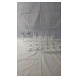 Assorted Clear Glassware Set Assorted set of