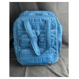 Lug Quilted Rolling Carry On BagTeal quilted
