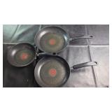 Tefal Frying Pans Set of three Tefal frying
