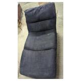 Black Upholstered Floor Lounge ChairBlack