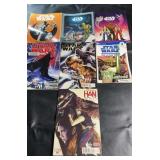 Assorted Star Wars comic books and readers