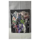 Hand-Painted Batman Villains Canvas