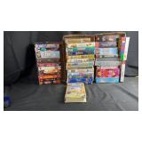 Large assorted VHS movie and TV collection