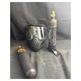 Paintball Mask and CO2 Cylinders. Mask needs