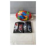 Assorted collectibles including a Marvel