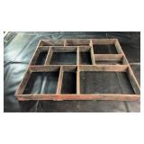 Vintage industrial plastic mold used for casting