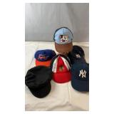 Assorted cap collection including New York