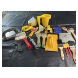 Assorted lot of painting and drywall tools