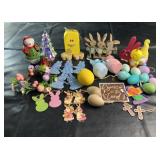 Assorted seasonal décor lot featuring a mix of