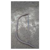 Vintage Bow Saw Frame w/ BladeOld-style metal
