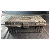 Full Holt hard plastic toolbox with latch closure