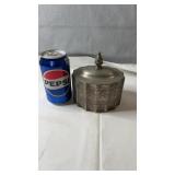 Decorative metal trinket or keepsake box with