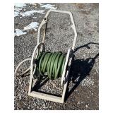Suncast Hose Reel Cart with Hose. Suncast wheeled
