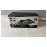 Poker set with 200 chips, includes chips, cards,