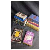 Assorted books including fiction and non-fiction