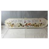 Decorative 'Welcome to My Home' wall sign