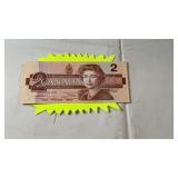 Canadian two dollar bill (1986 series) featuring