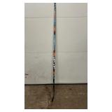 Composite hockey stick with NHL branding,